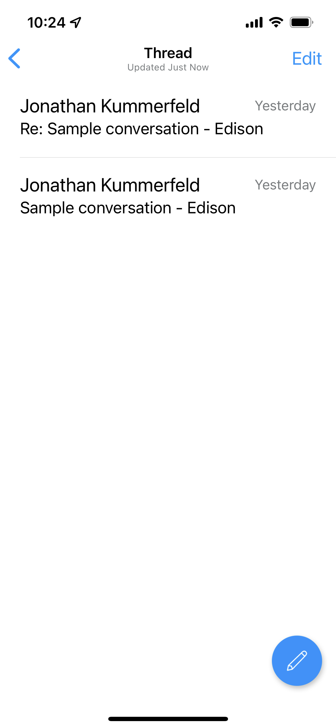 Edison Open Conversation