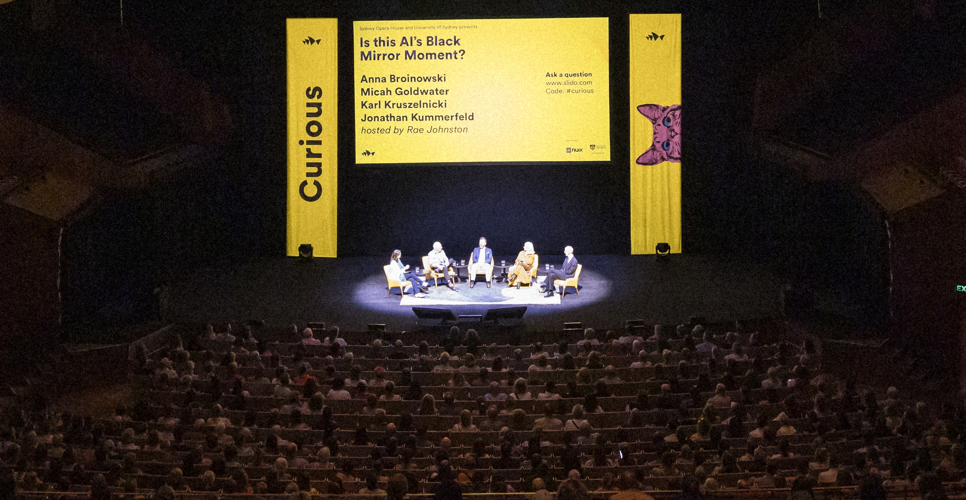 Curious at the Sydney Opera House in 2025, photo by David Boon